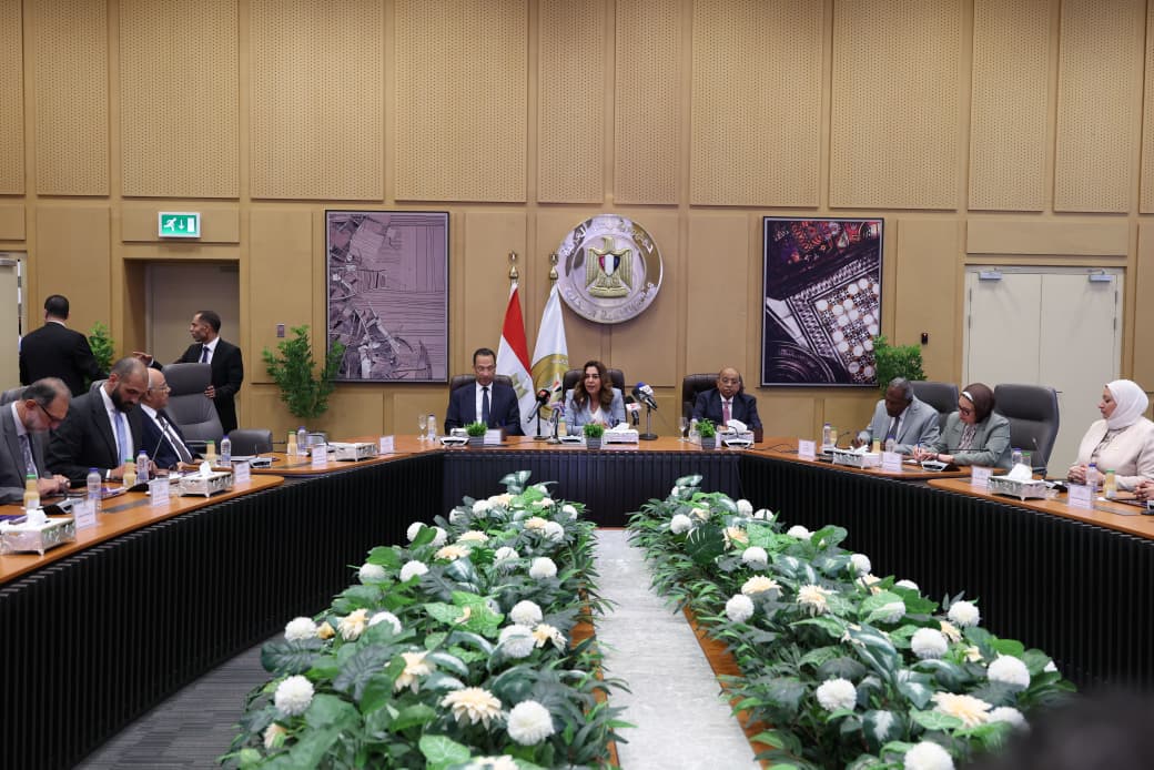 جانب من مؤتمر وزارة التنمية المحلية والبيئة بالعاصمة الإدارية الجديدة